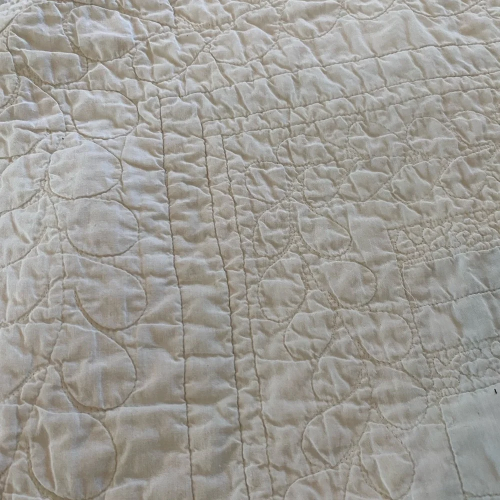 Vintage “Nighttime Prayer” Baby Crib Blanket Quilt Handmade Cottagecore Nursery